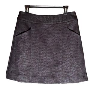 Oliver Bonas Textured Black Skirt 12